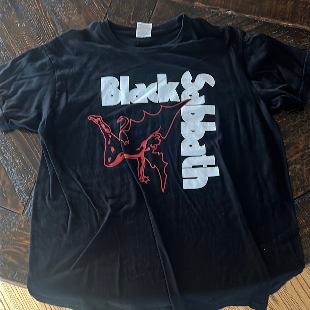 Black Sabbath T-Shirt - Black and Red